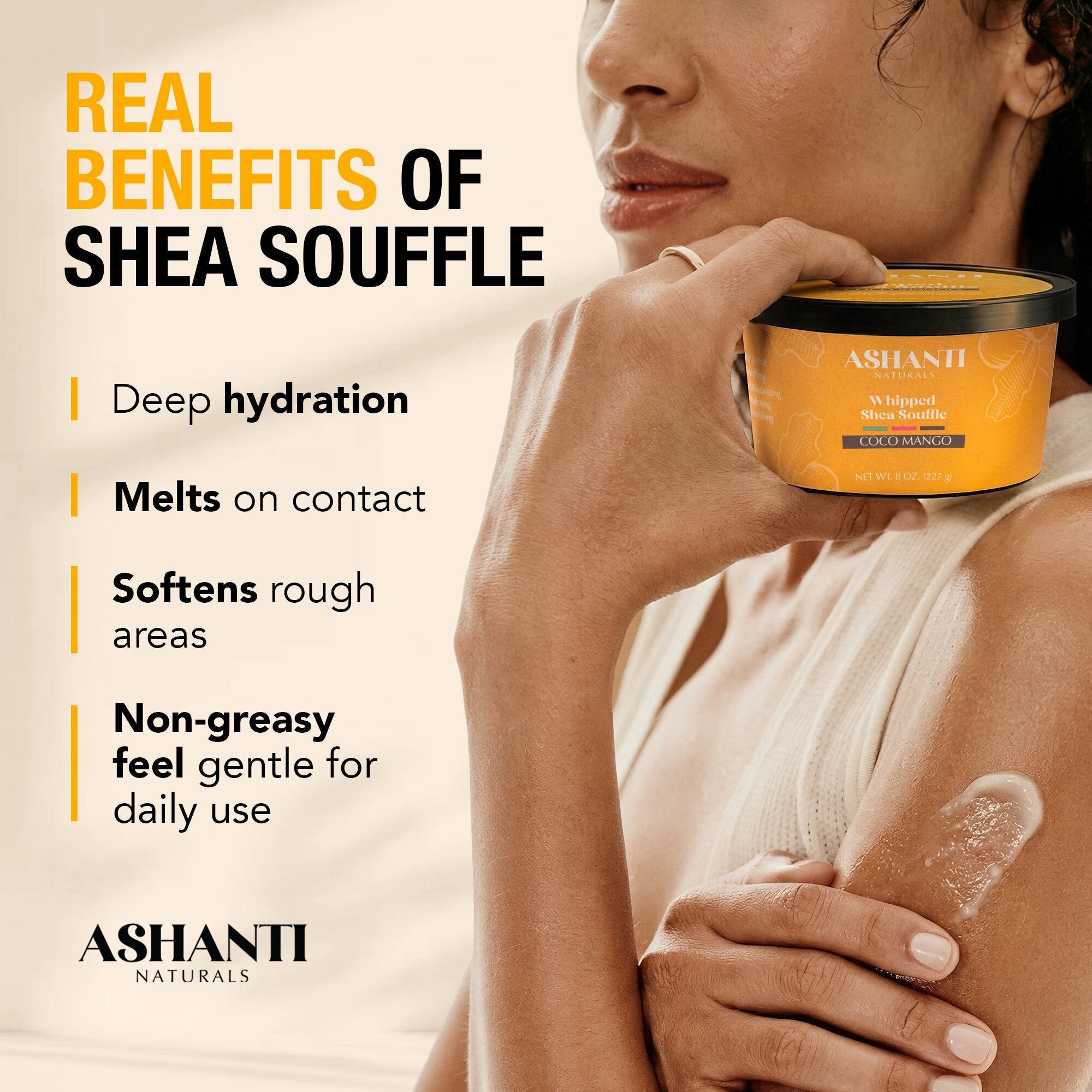 ASHANTI NATURALS Shea Souffle Coco Mango