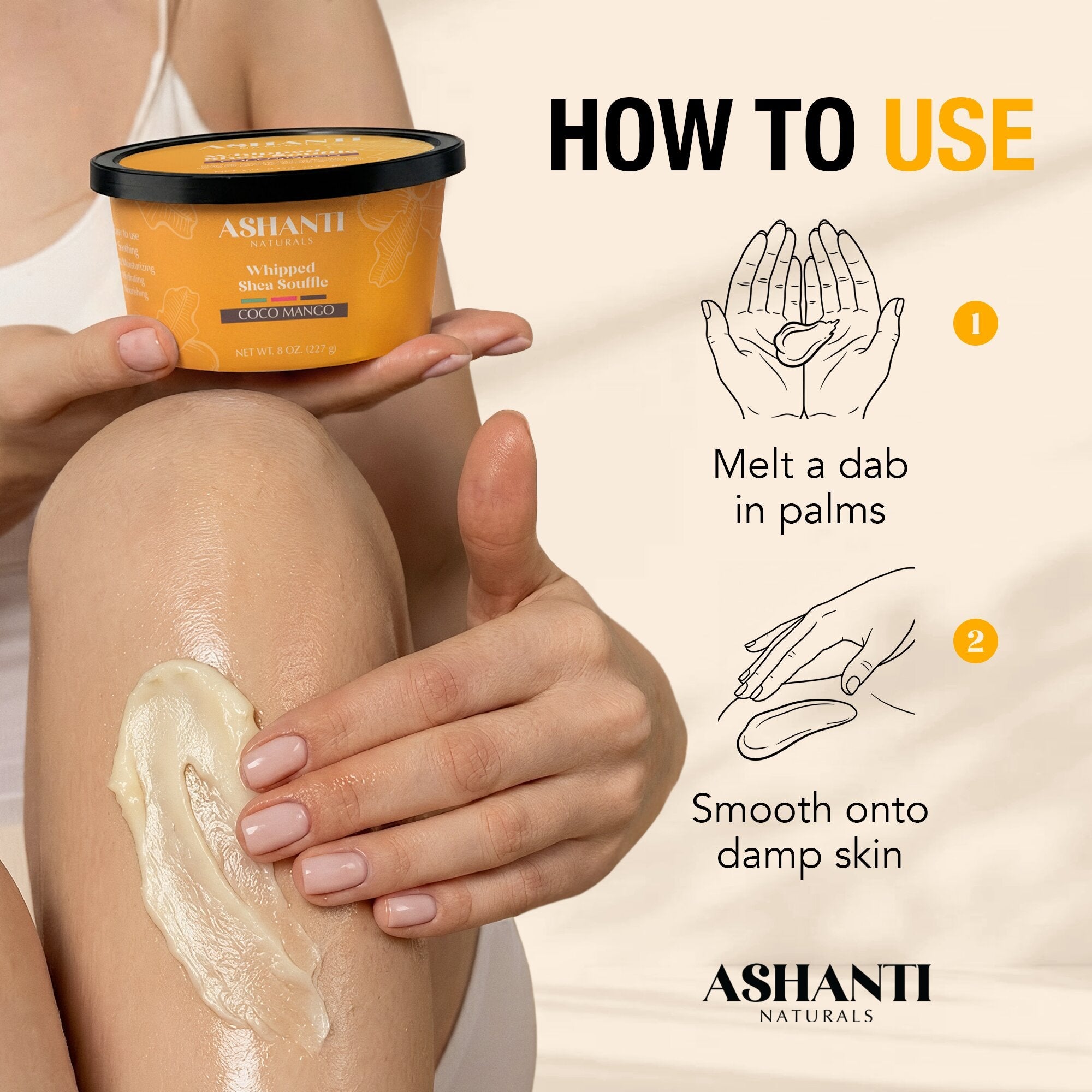 ASHANTI NATURALS Shea Souffle Coco Mango