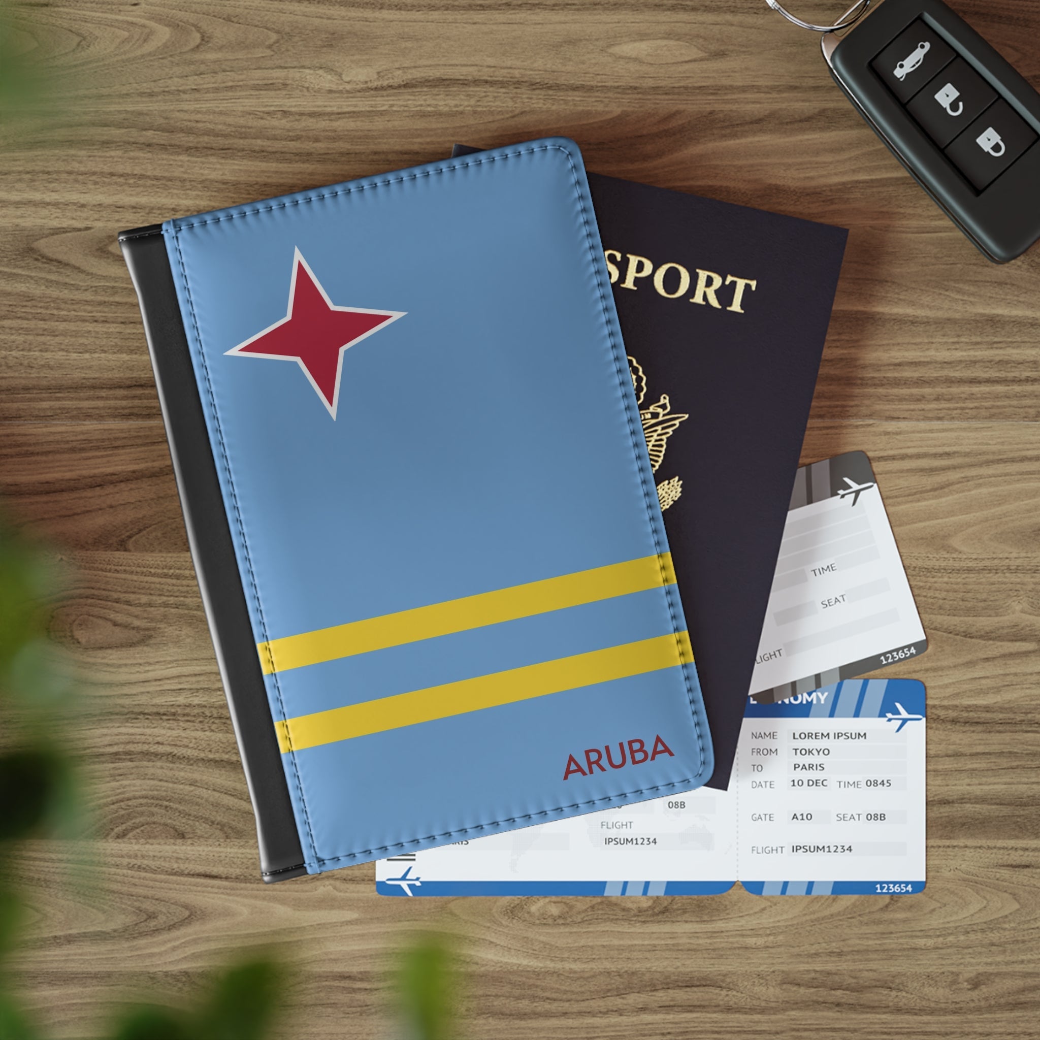 Aruba Flag Passport Cover