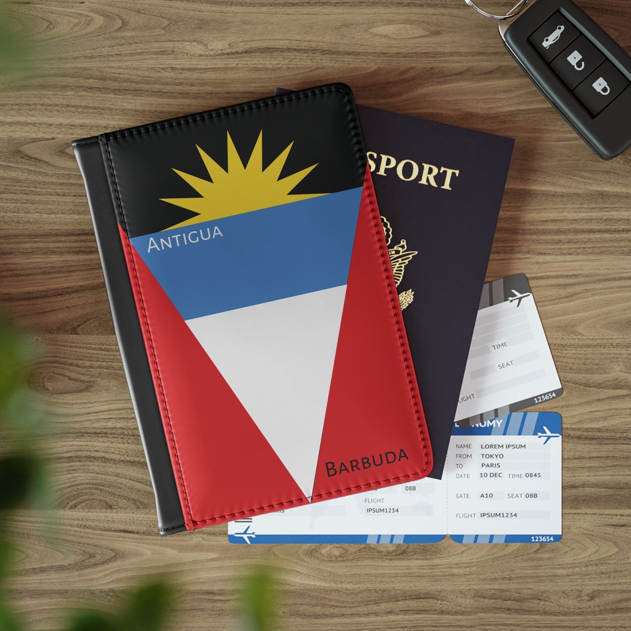 Antigua & Barbuda Flag Passport Cover