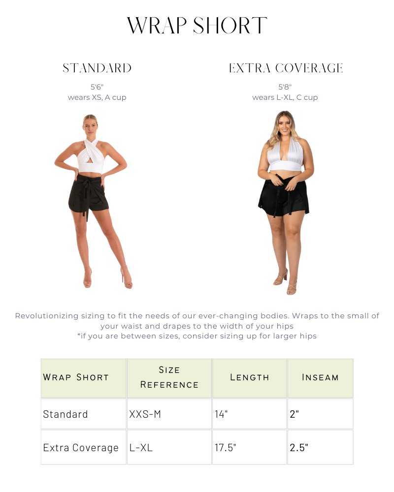 Wrap Short - Plisse