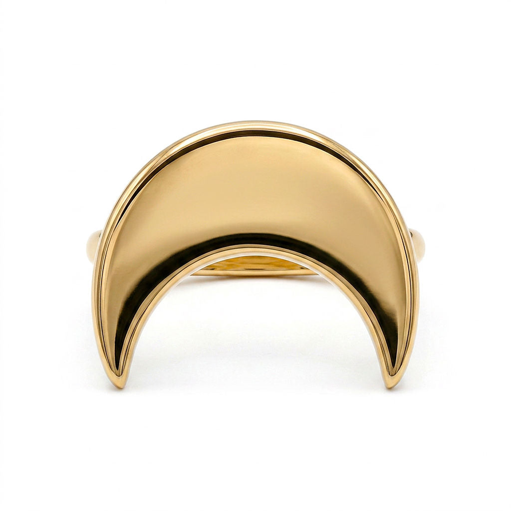 Mwenzi Crescent Moon Ring