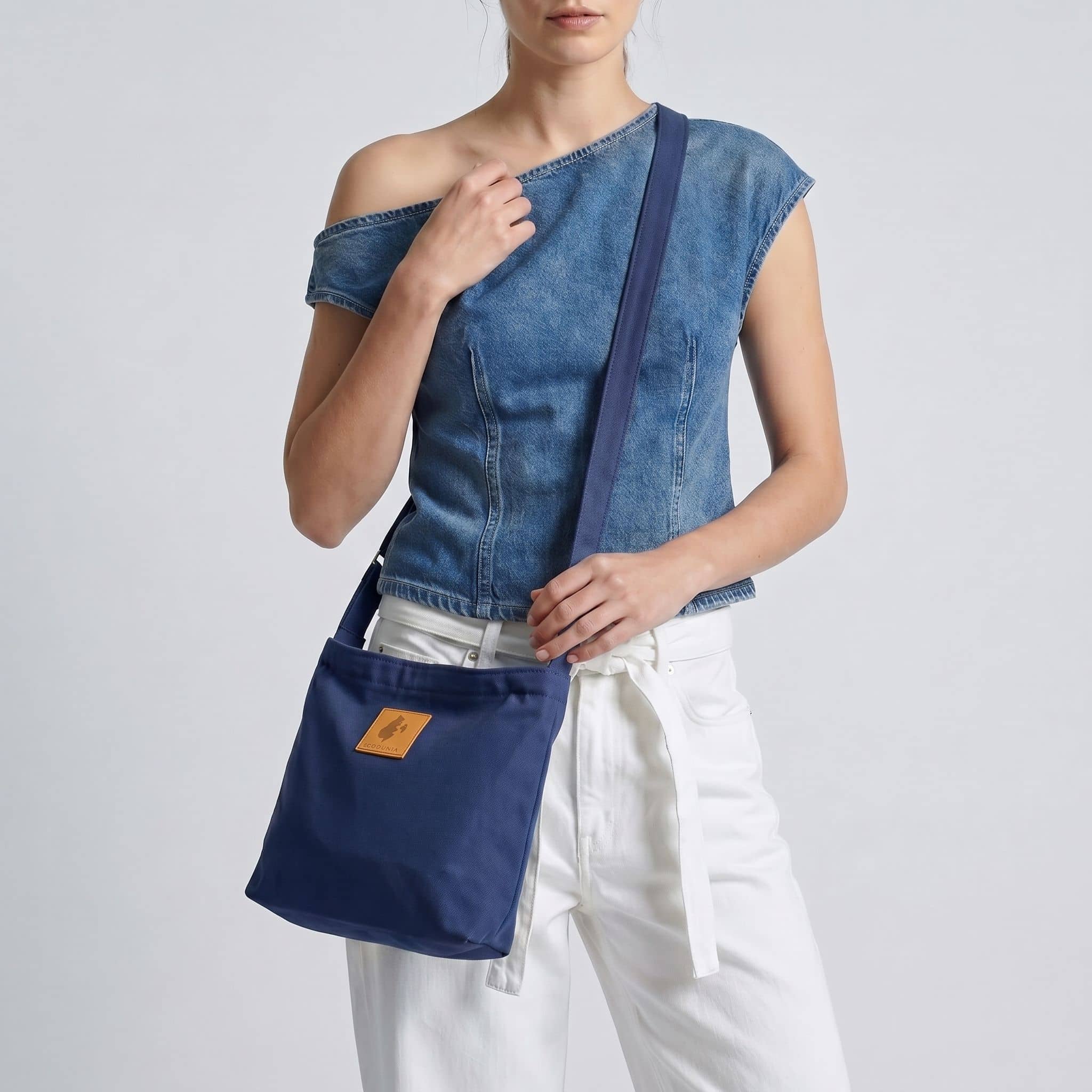 The Mini Amani Canvas Crossbody Bag Unisex