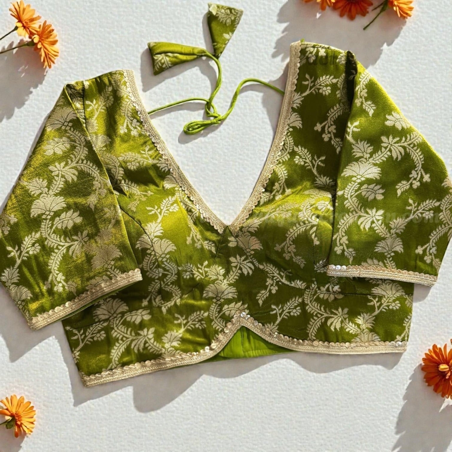 Brocade blouses