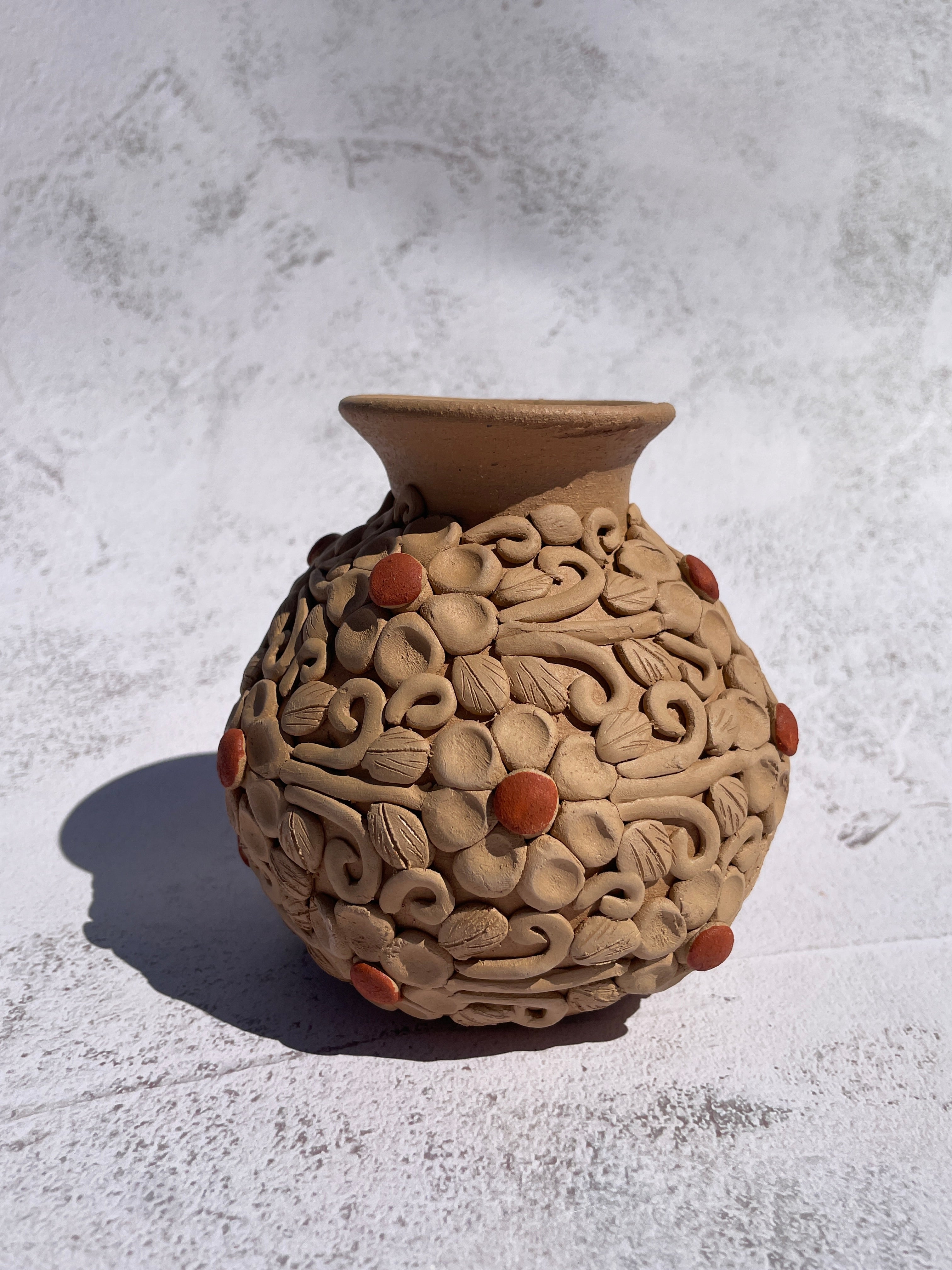 Oaxaca Pottery Small Vase Mexican Vase
