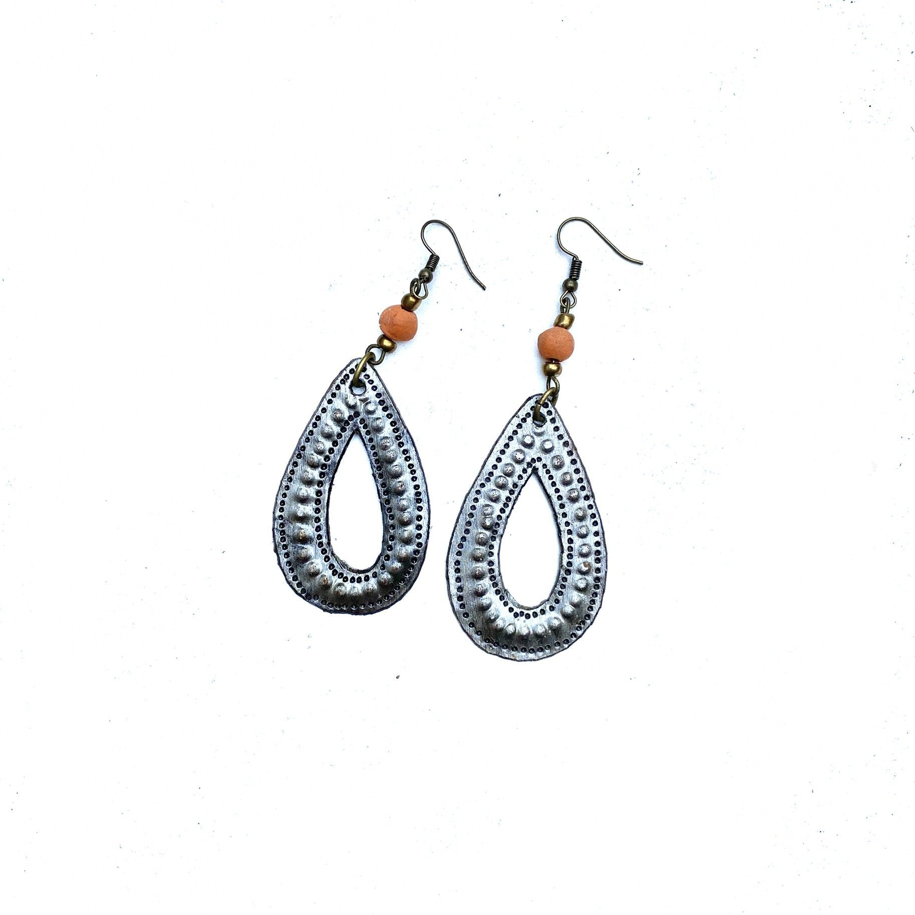 Metal Drop Earrings
