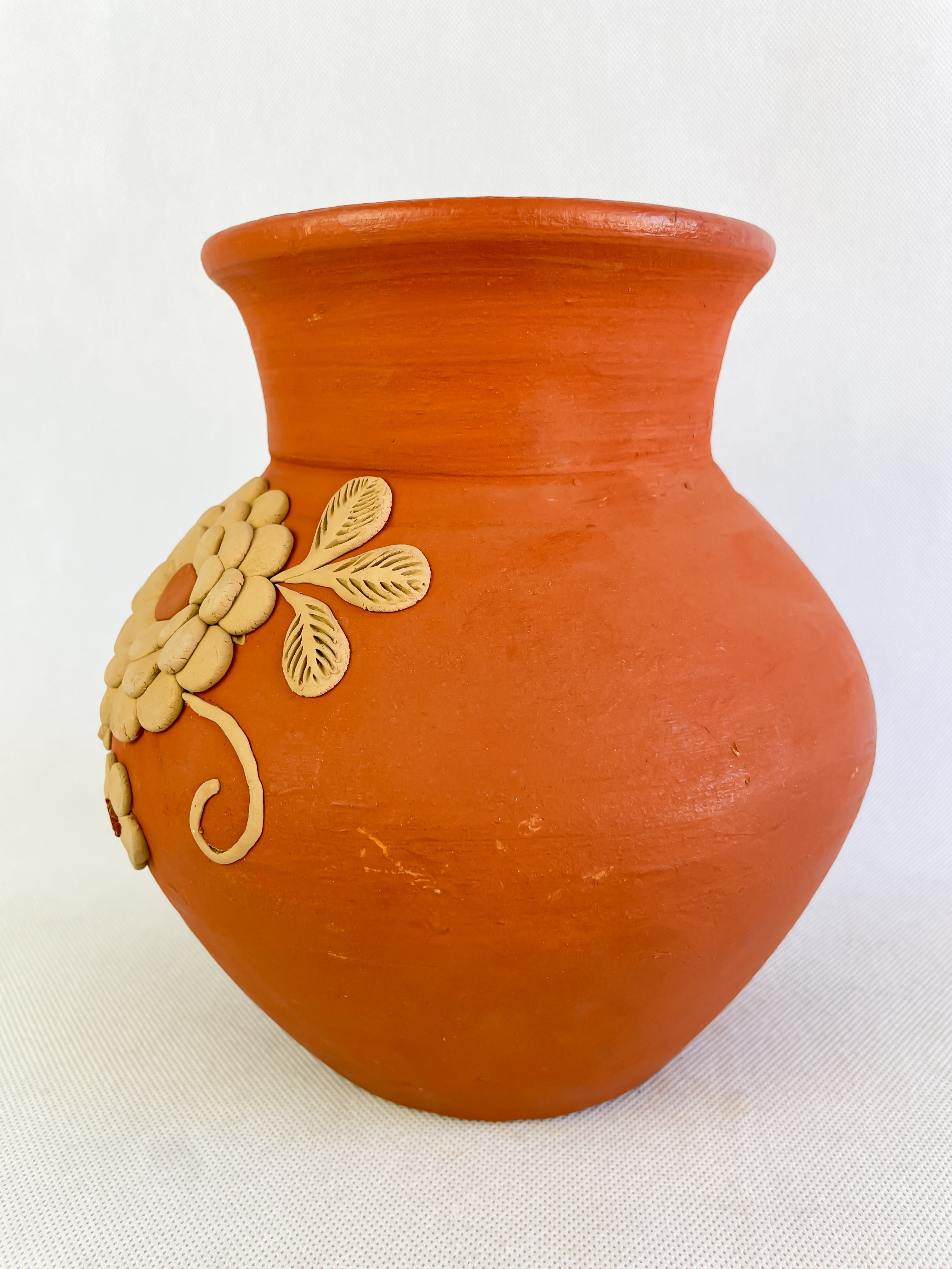 Velasco Oaxaca Red Clay Vase - Florero Barro