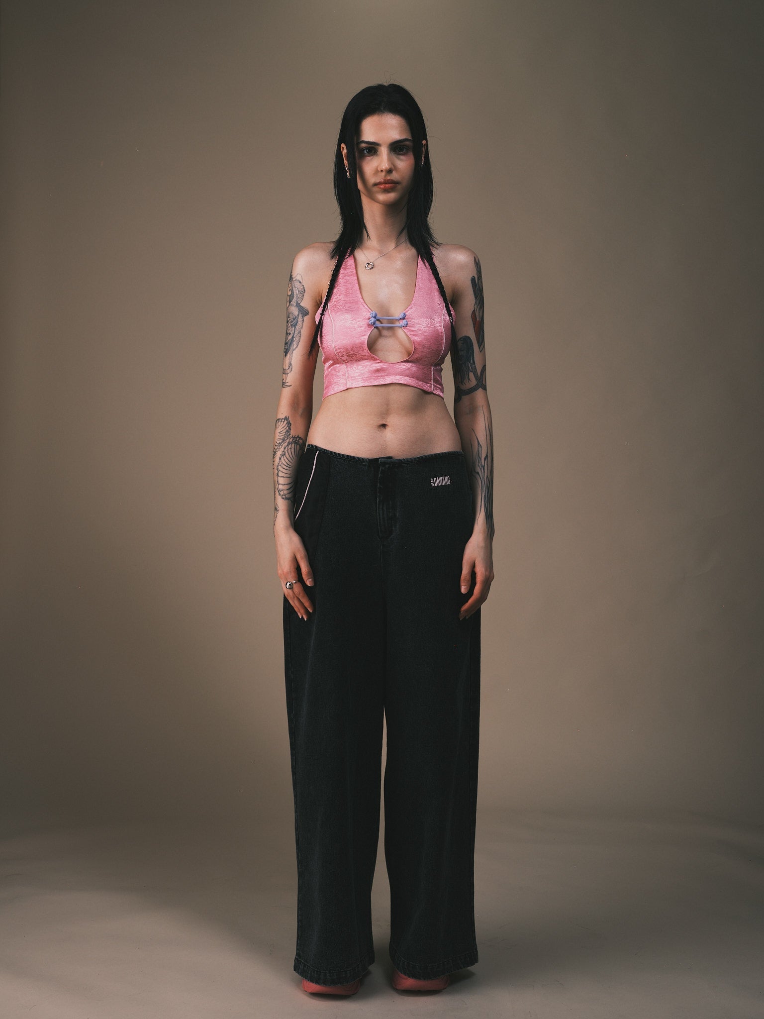 Fa Oversized Denim Pants