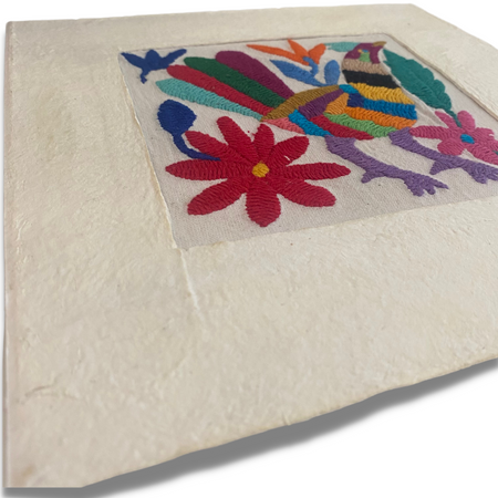 Otomí Amate Embroidered Assorted Art Textile Wall Decor Unframed - Mexico