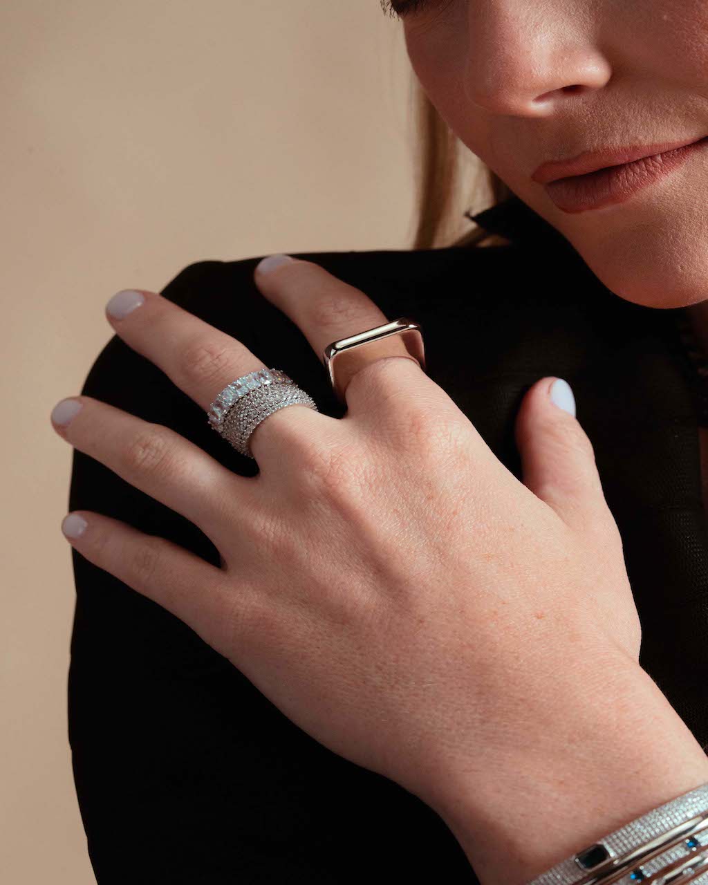 Lily Geometric Ring