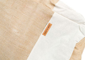 Burlap Market Tote