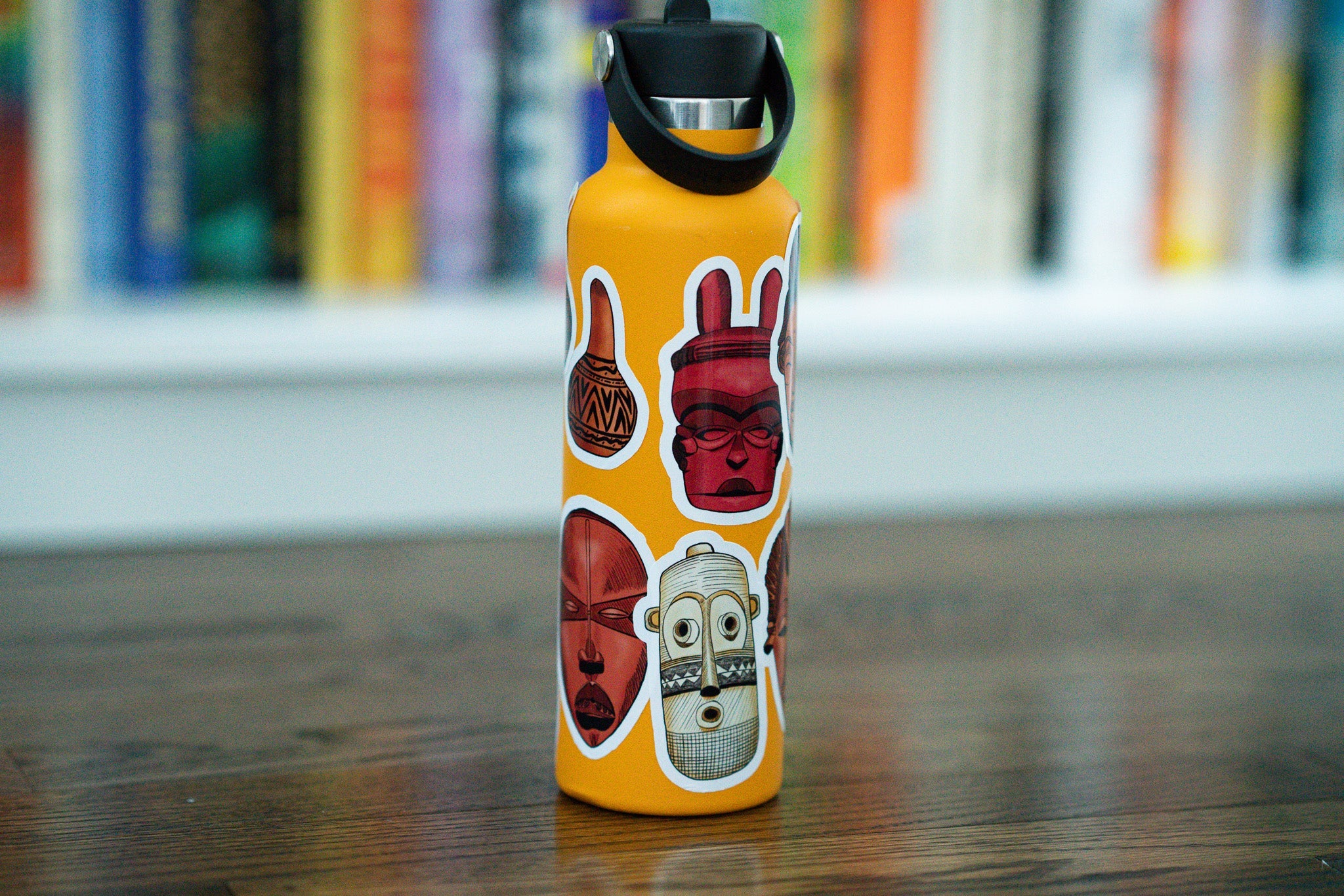 African Masks Stickers: Punu