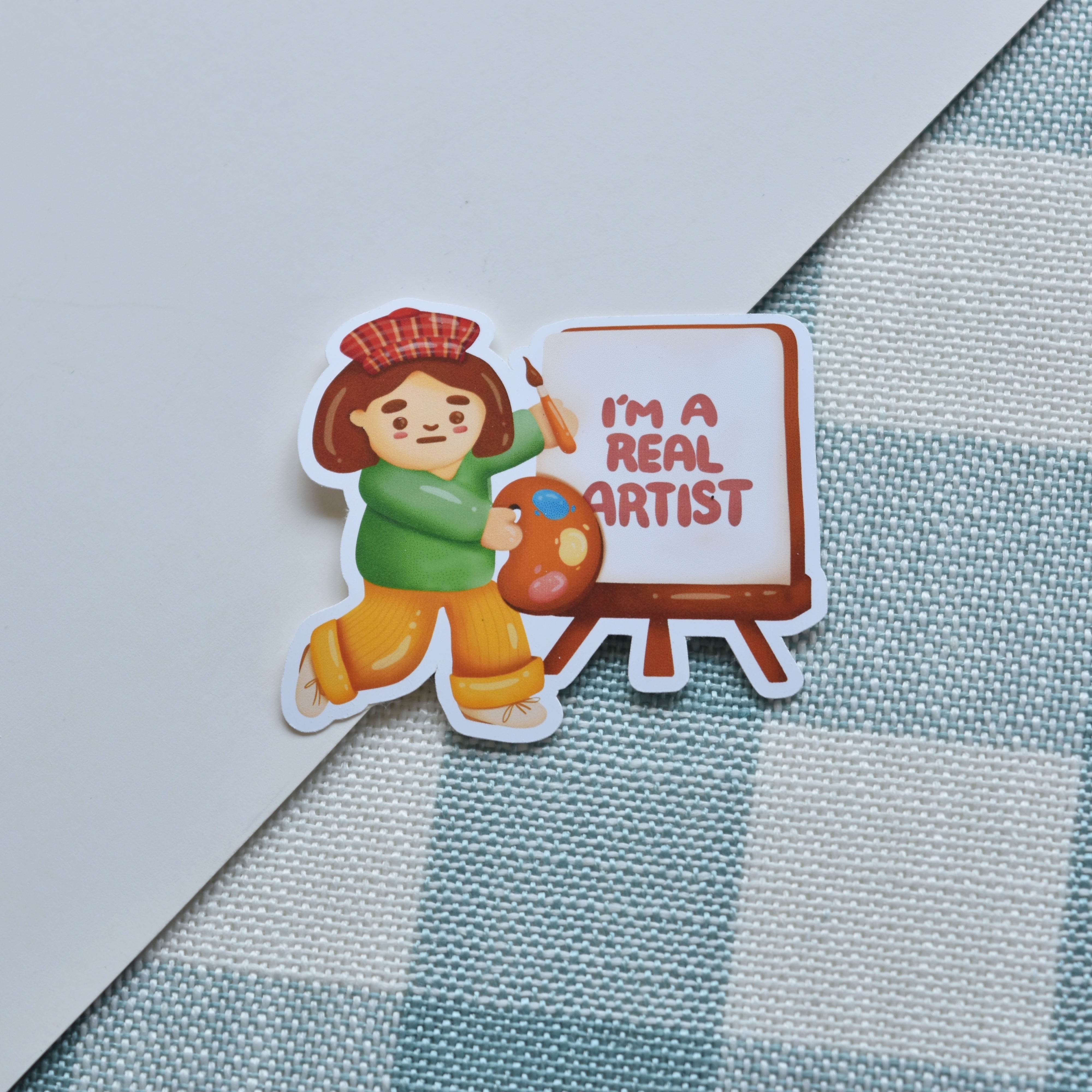 I Am A Real Artist Sticker