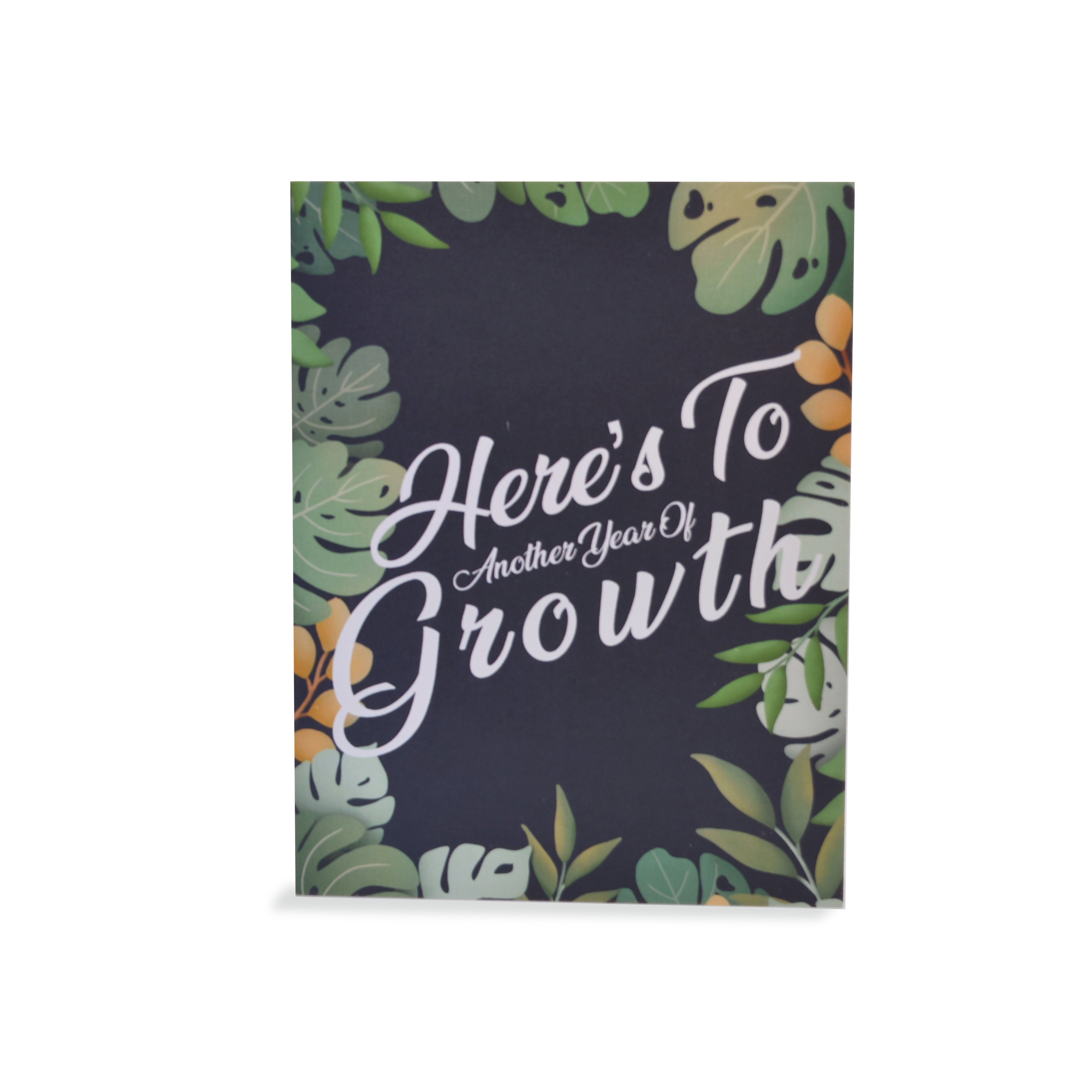 Here's to Another Year of Growth Greeting Card