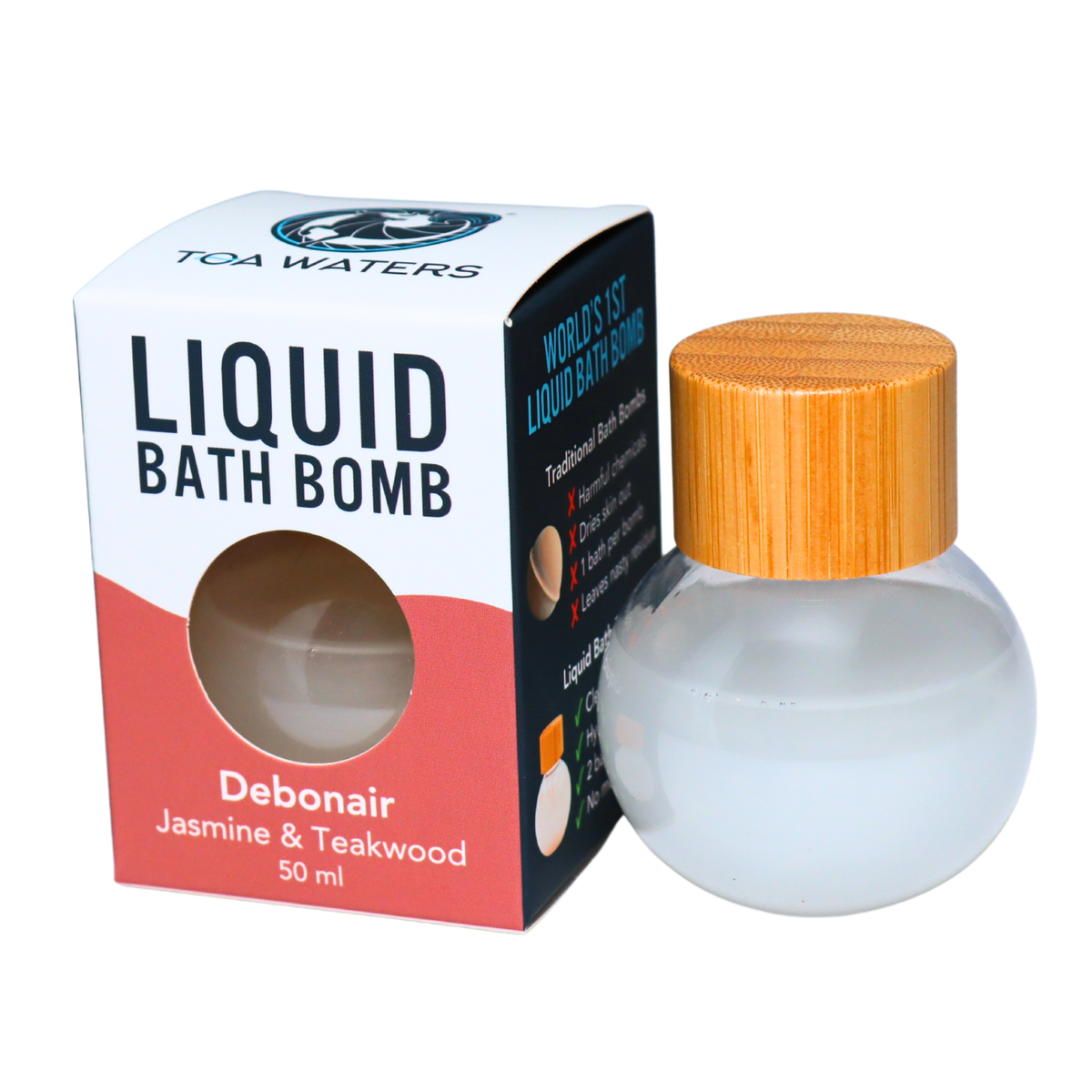 Debonair Liquid Bath Bomb - Jasmine and Teakwood
