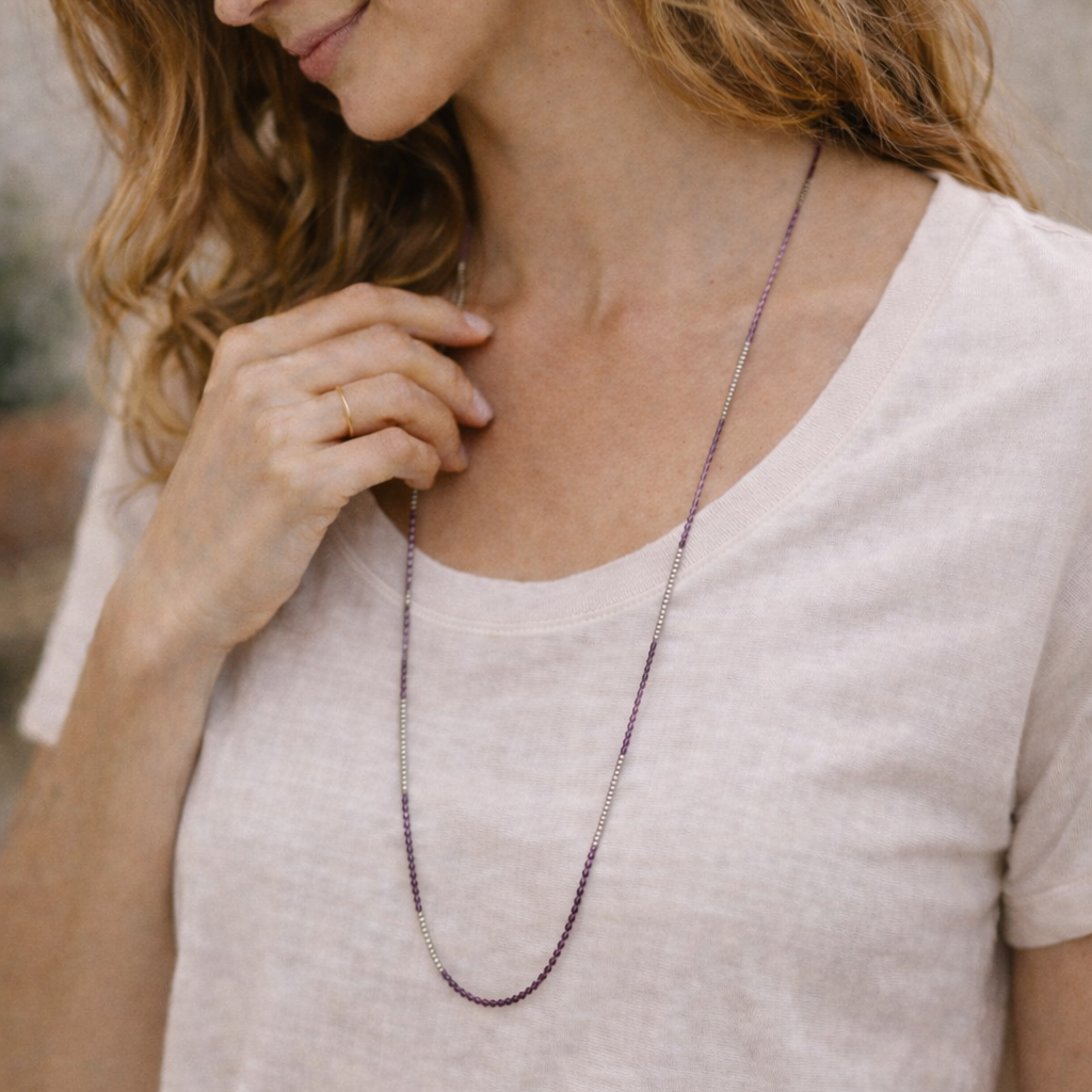 Anita Bead and Chain Wrap Bracelet Necklace – Thailand