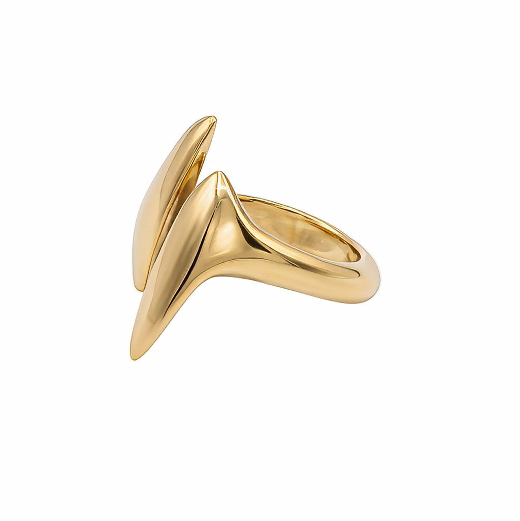 Open Adjustable Brass Ring - Umbo