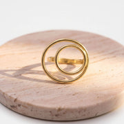 Nita Three Moon Phases Cocktail Ring for Women