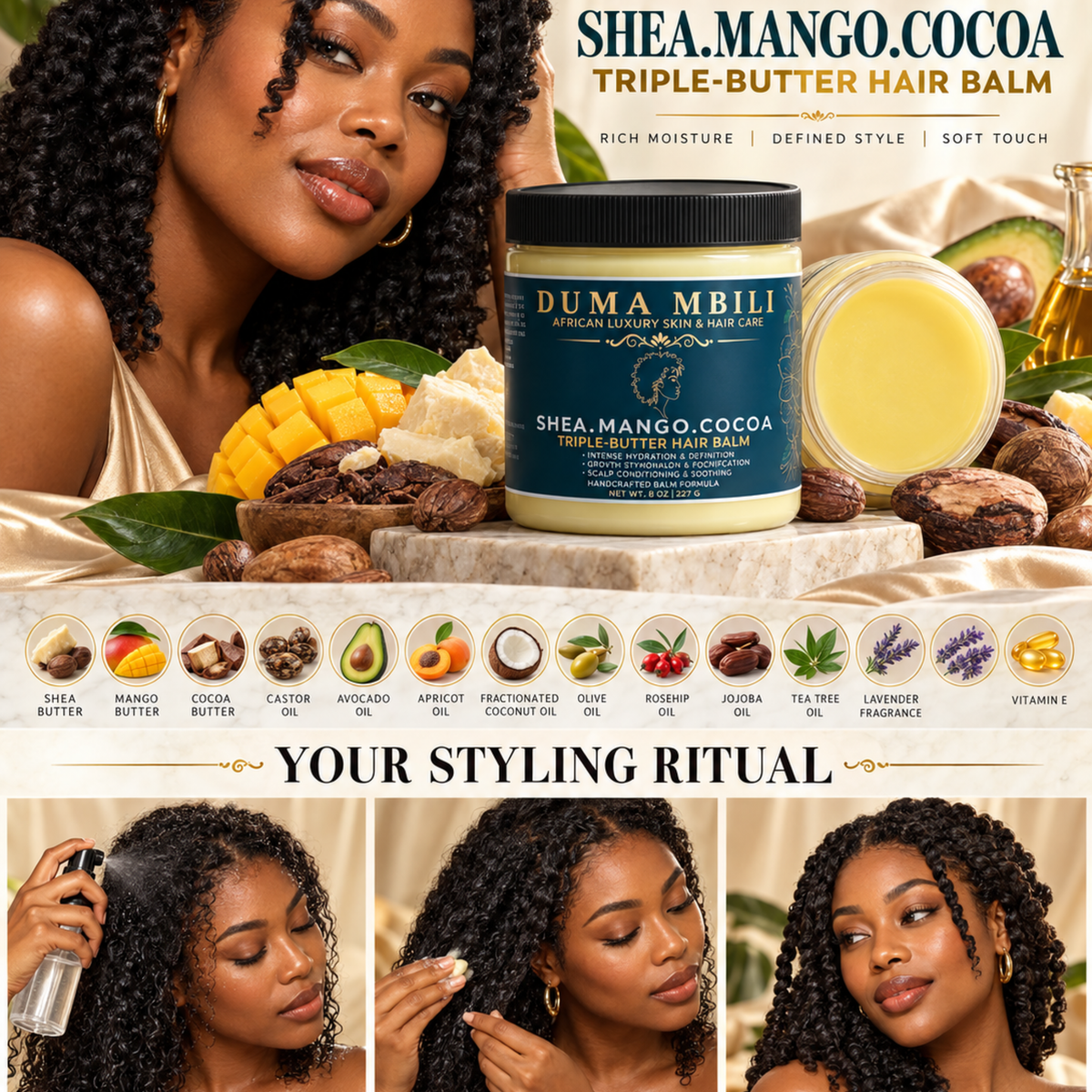 Shea-Mango Hair Butter