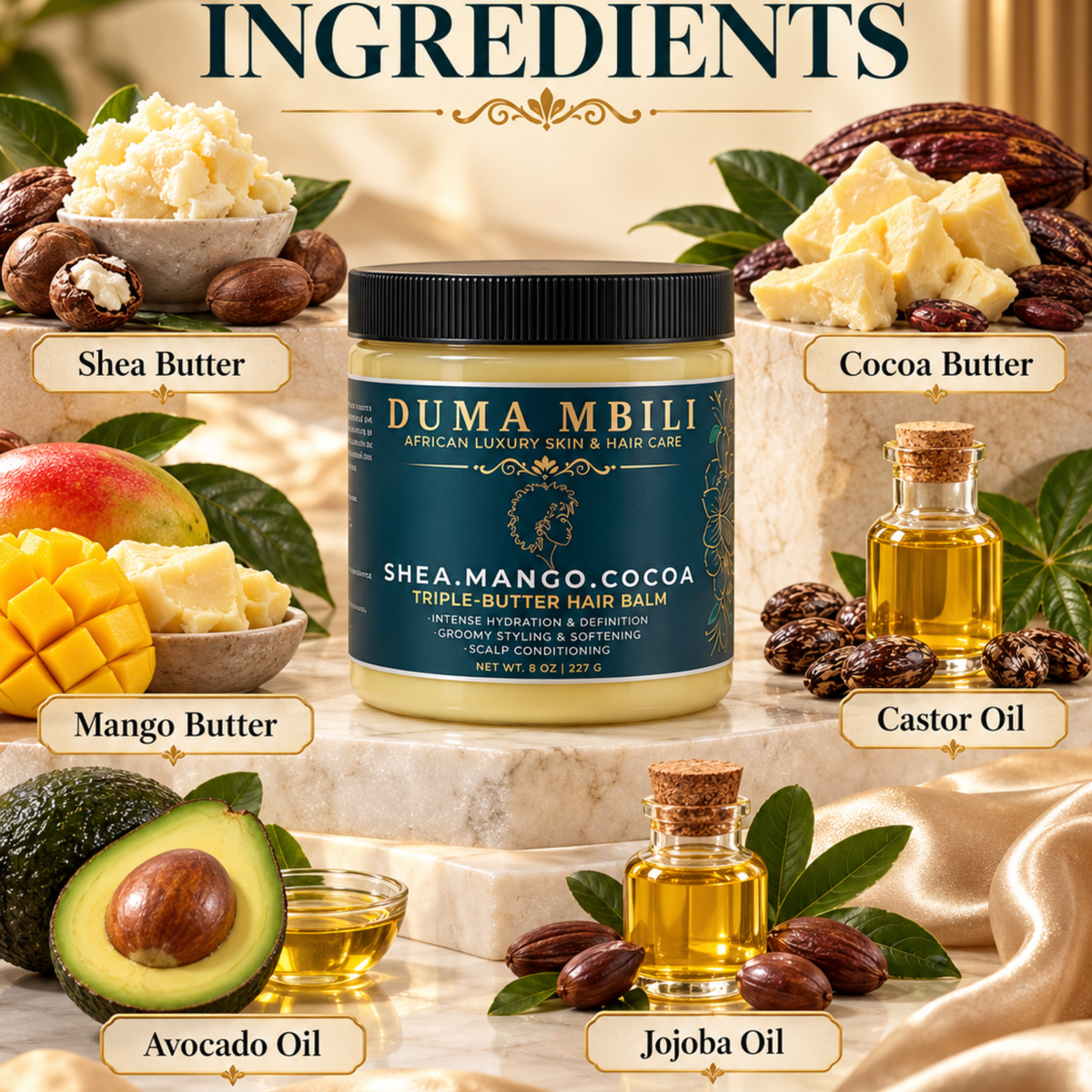 Shea-Mango Hair Butter