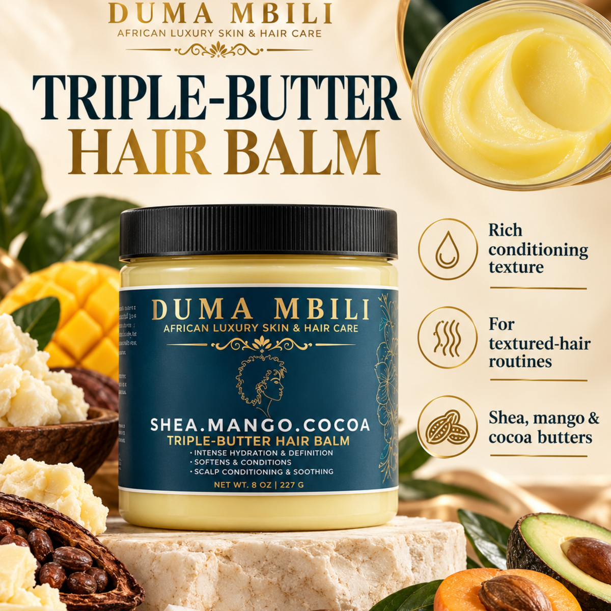 Shea-Mango Hair Butter