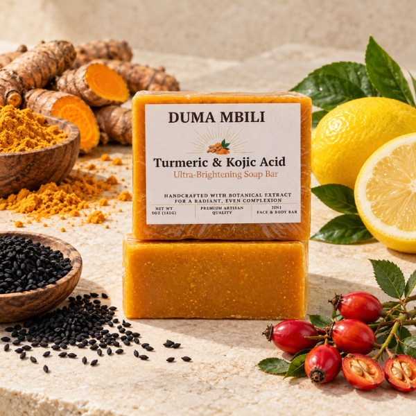Duma Mbili Turmeric & Kojic Acid Ultra-Brightening Soap Bar
