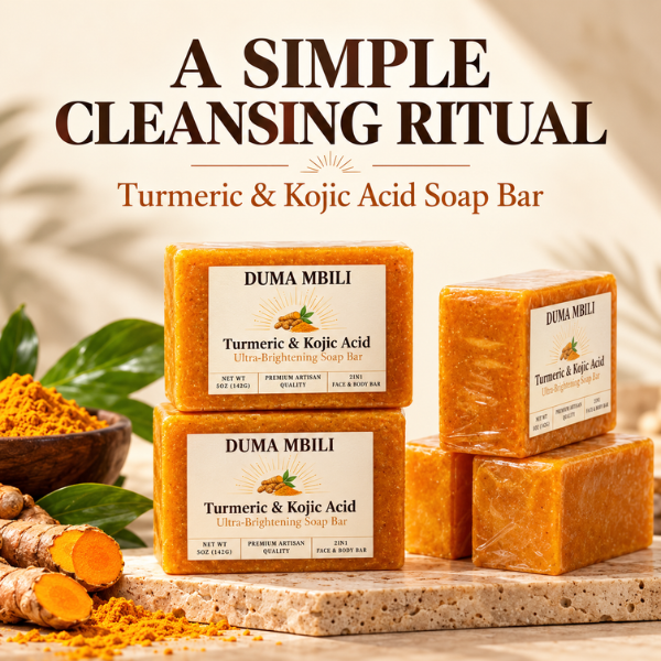Duma Mbili Turmeric & Kojic Acid Ultra-Brightening Soap Bar
