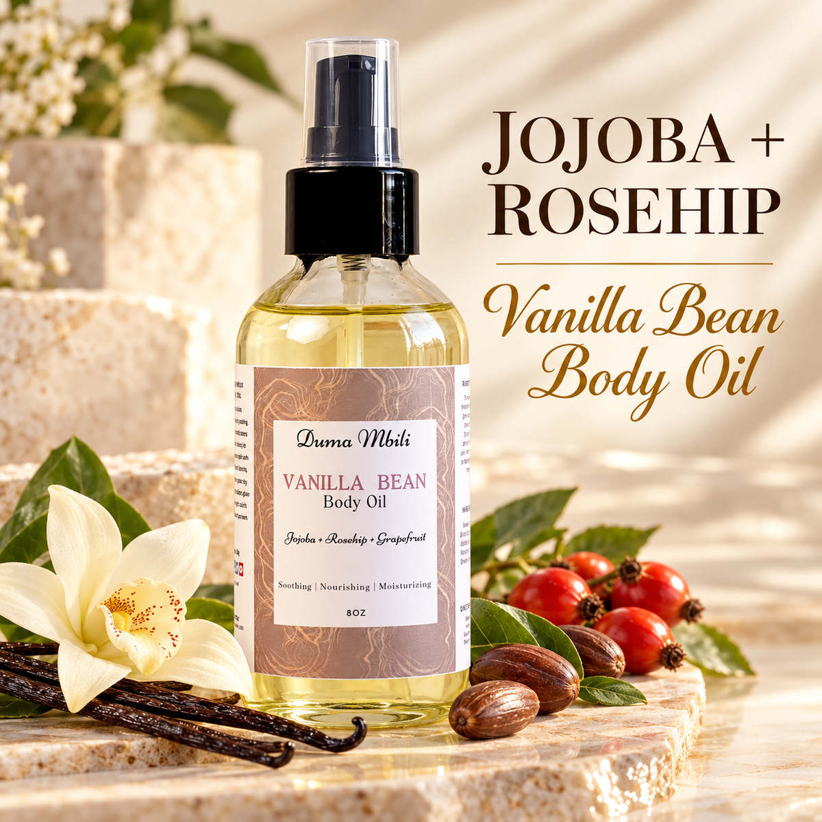 Vanilla Bean Body Oil