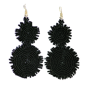 Heather Seed Bead Earrings - Guatemala