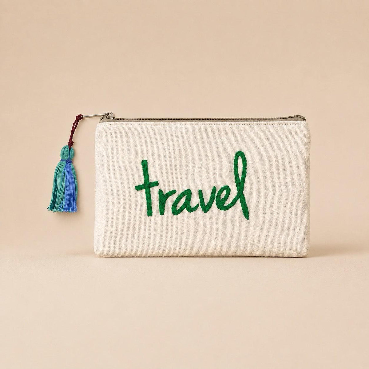 Evolve Embroidered Cosmetic Clutch Bag - Guatemala