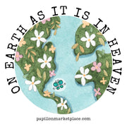 On Earth Sticker