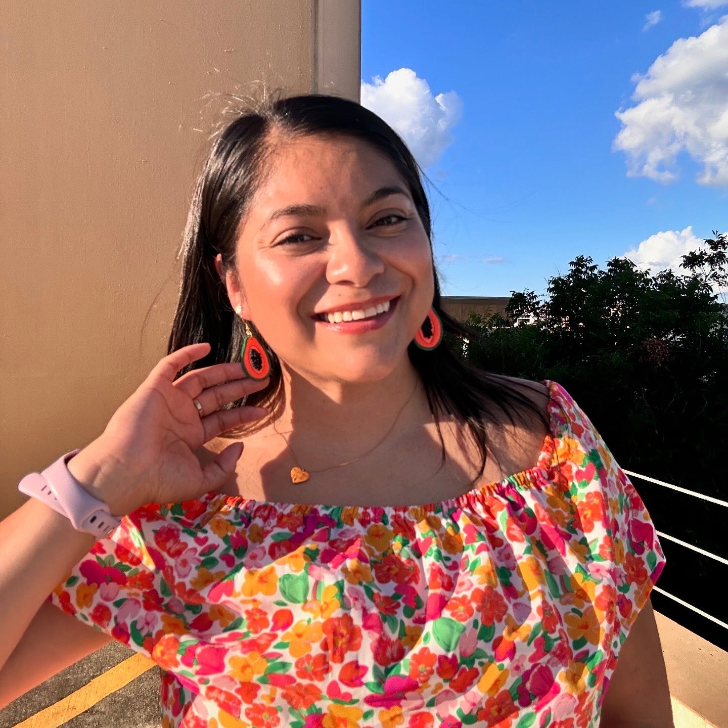 Papaya Earrings