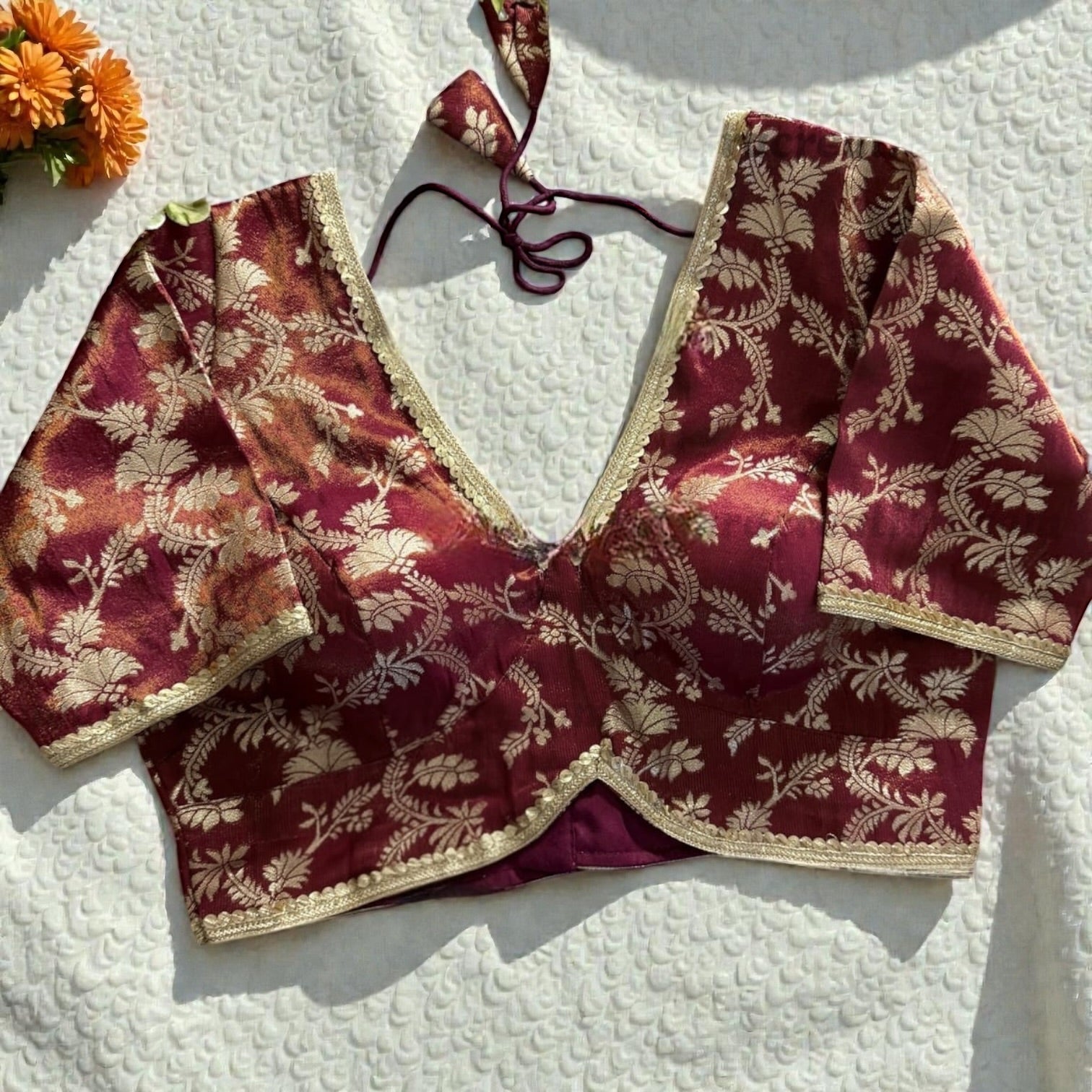 Brocade blouses
