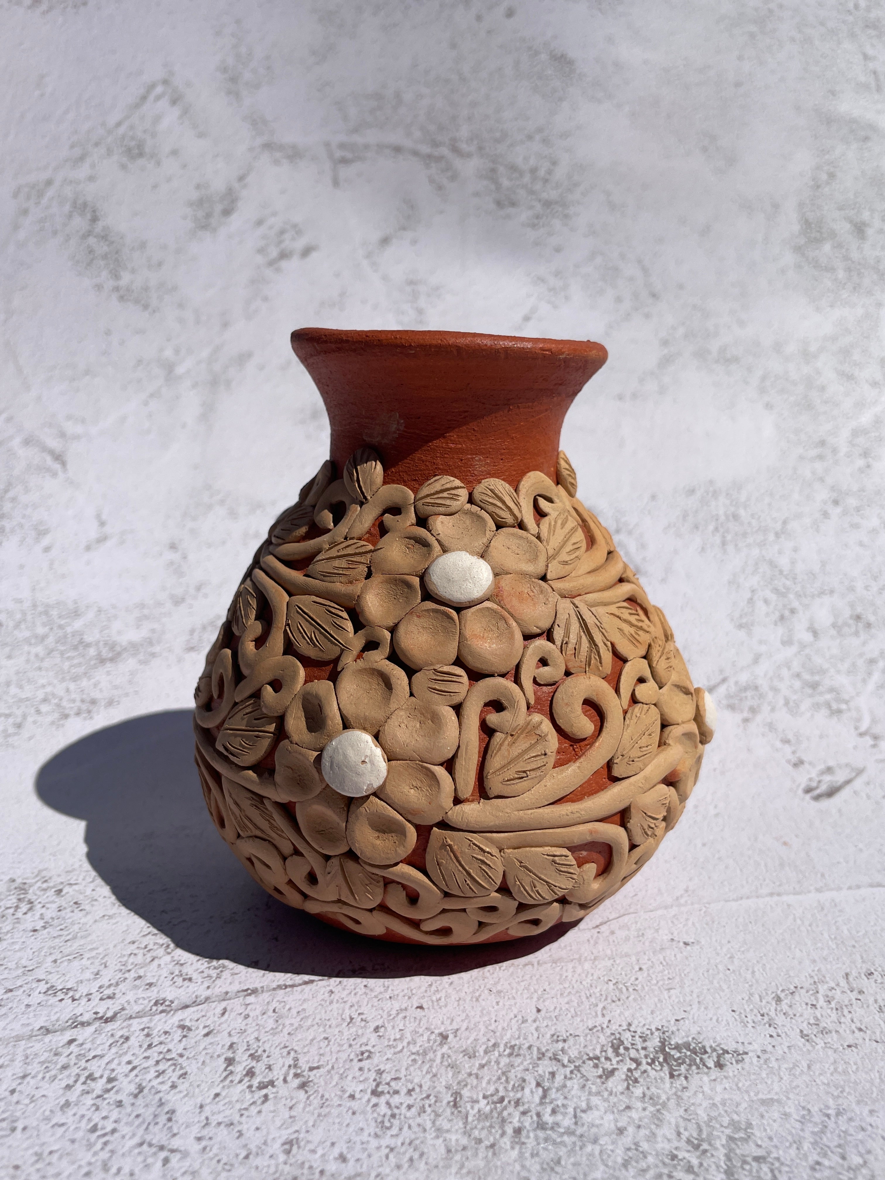 Oaxaca Pottery Small Vase Mexican Vase