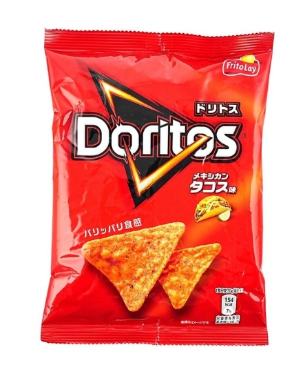 Doritos Mexican Tacos Taste – Bold Taco-Flavored Corn Chips 70g Bag (Japan)