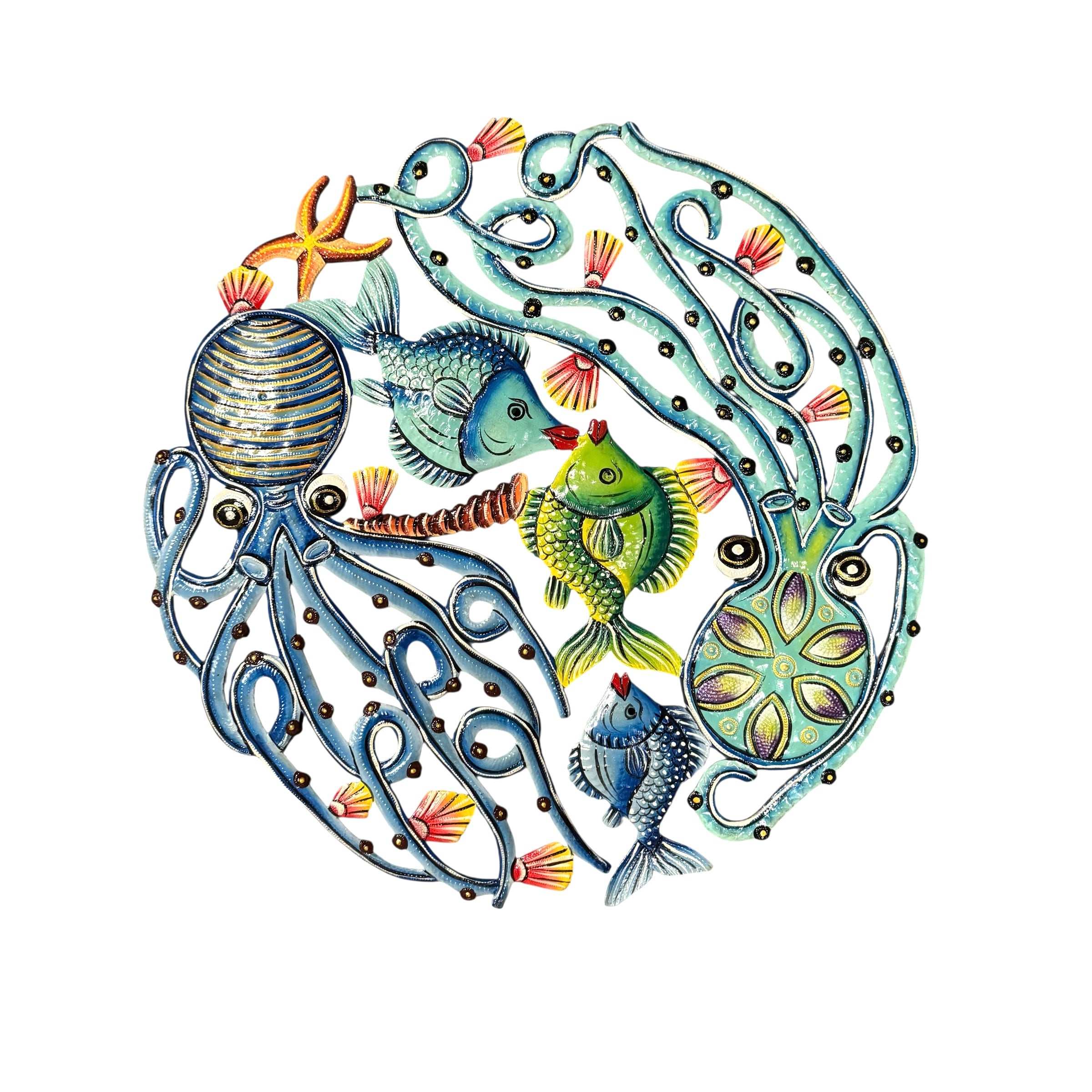 Octopus and Fishes