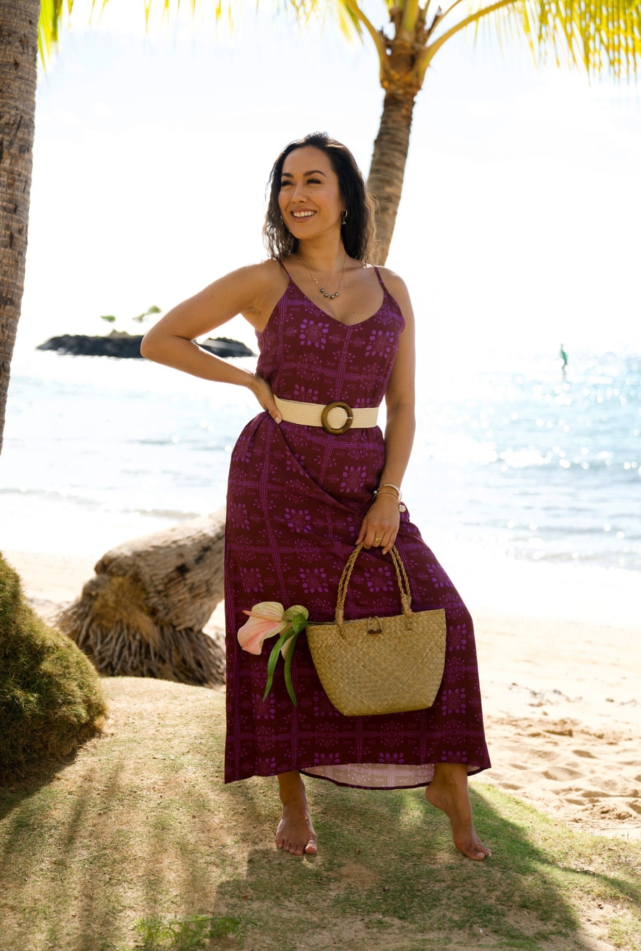 Kilinoe Dress in Mango Sunset