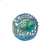 Medium Fish - Blue