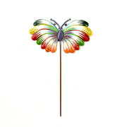 Bursting With Color Butterfly Garden Stake