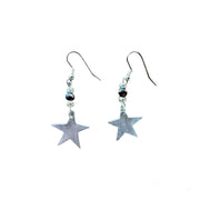 Little Star Earring- Black Bead