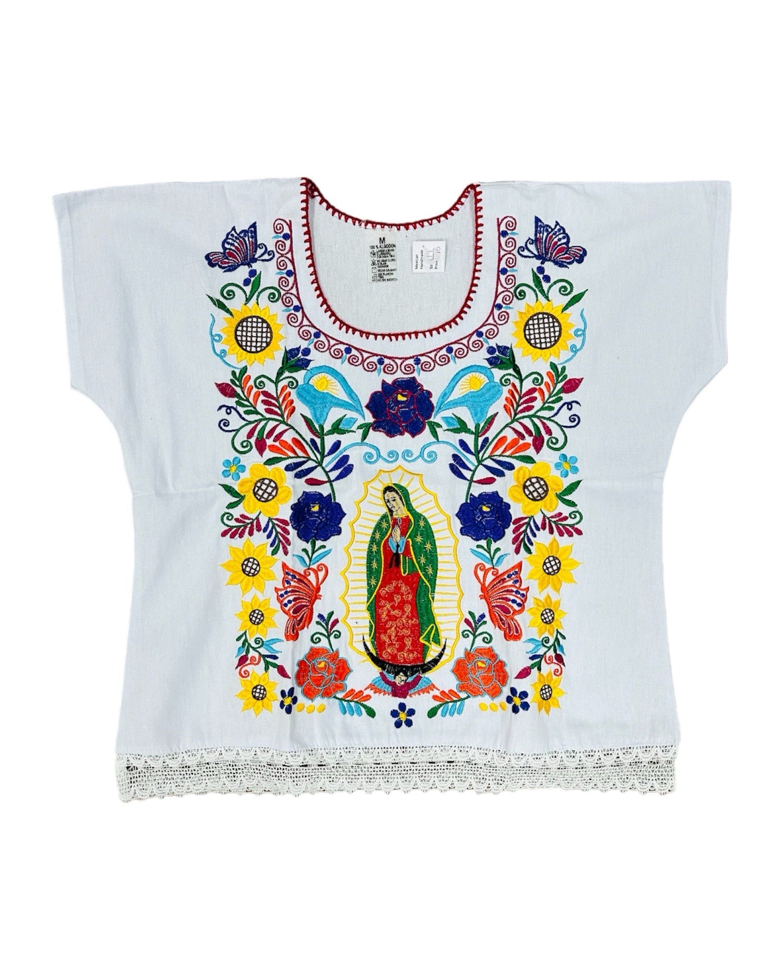 Guadalupe with Sunflowers Top