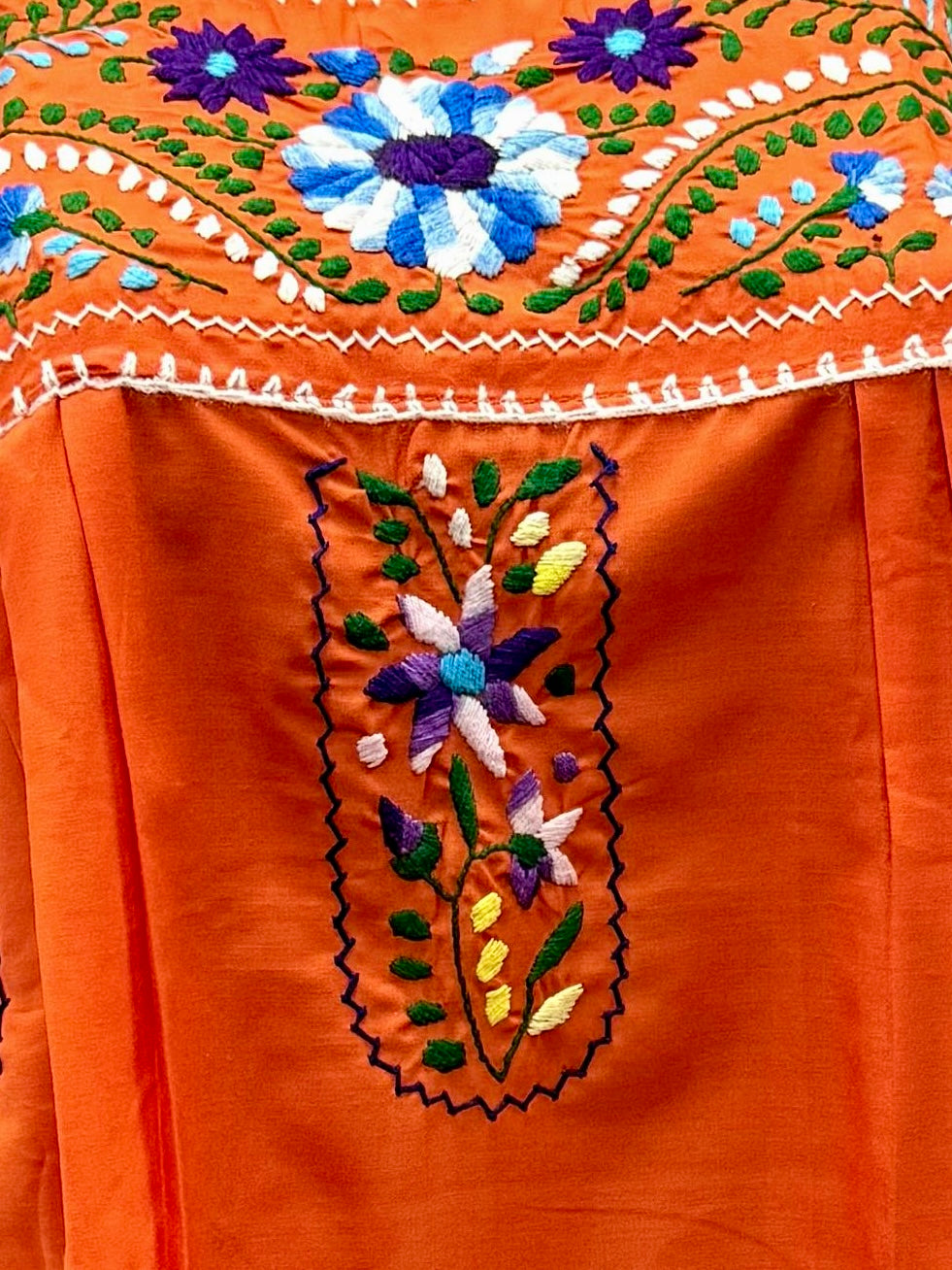 Puebla Coral Mini Dress