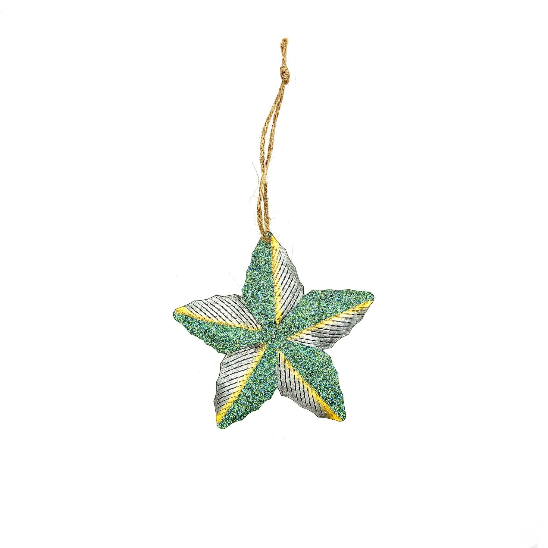 Glitter Flower Ornament