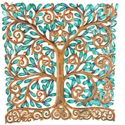 Jumbo Square Turquoise Tree