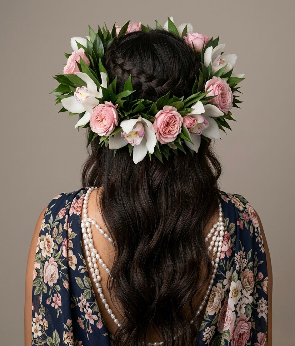 Fresh Tropical Flower Crown (Lei Po’o)