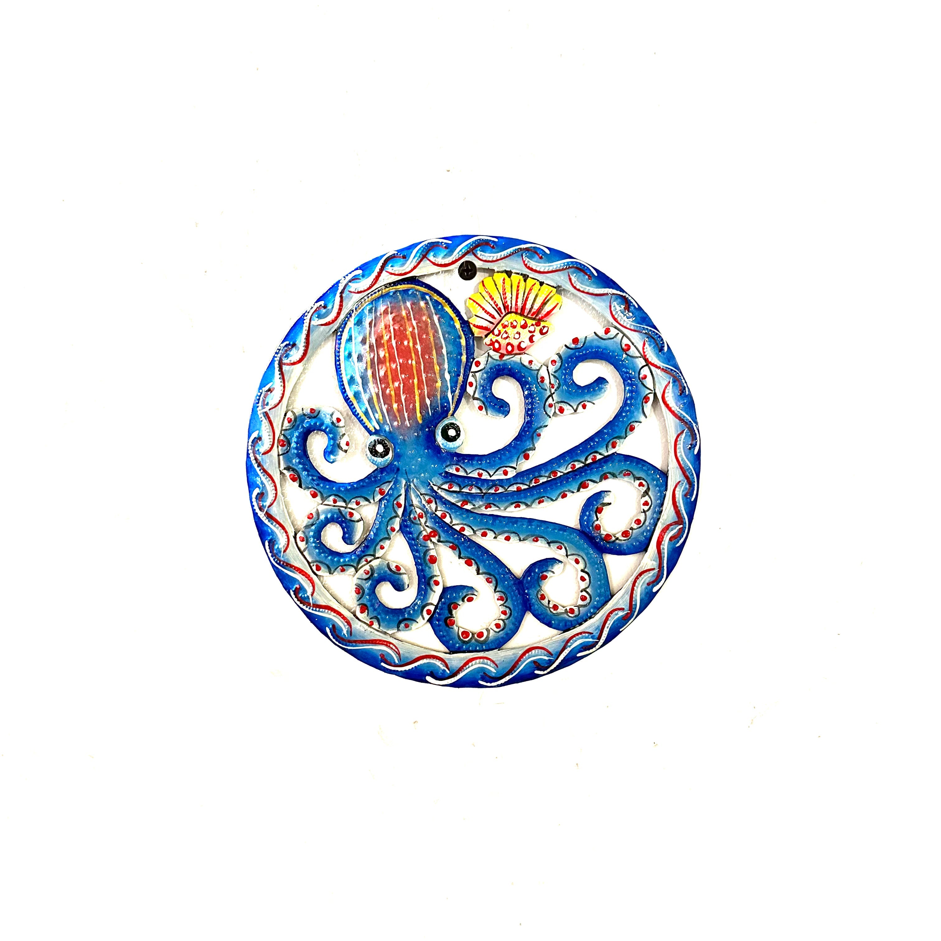 Little Round Octopus- Blue