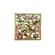 Small Square Birds with Green Fruit