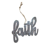 Faith Ornament- Cursive