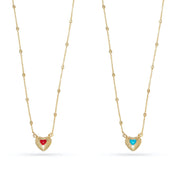 Double Heart Necklace