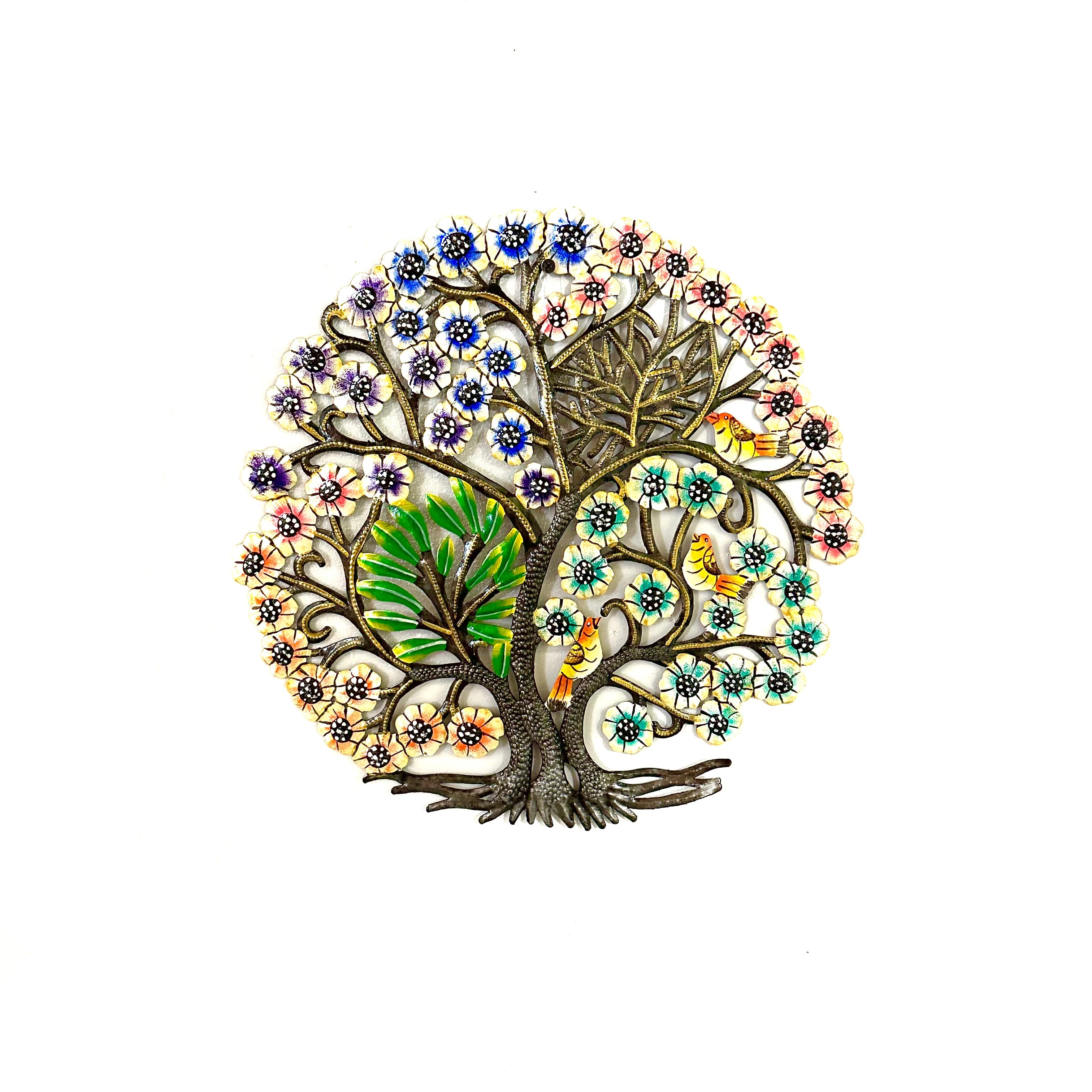 Medium Colorful Tree with Birds